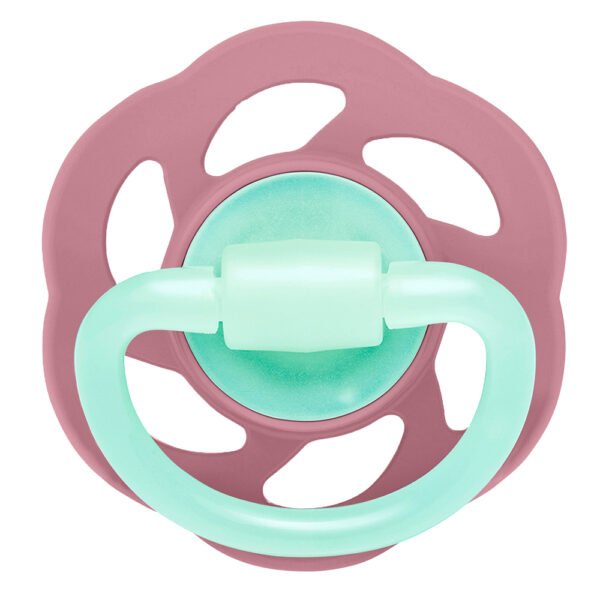 Nip – Cherry Air Night Soother,Glow in the Dark Pacifier,6M+,2pc,Brown & Red