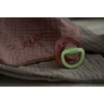 Nip – Cherry Air Night Soother,Glow in the Dark Pacifier,6M+,2pc,Brown & Red