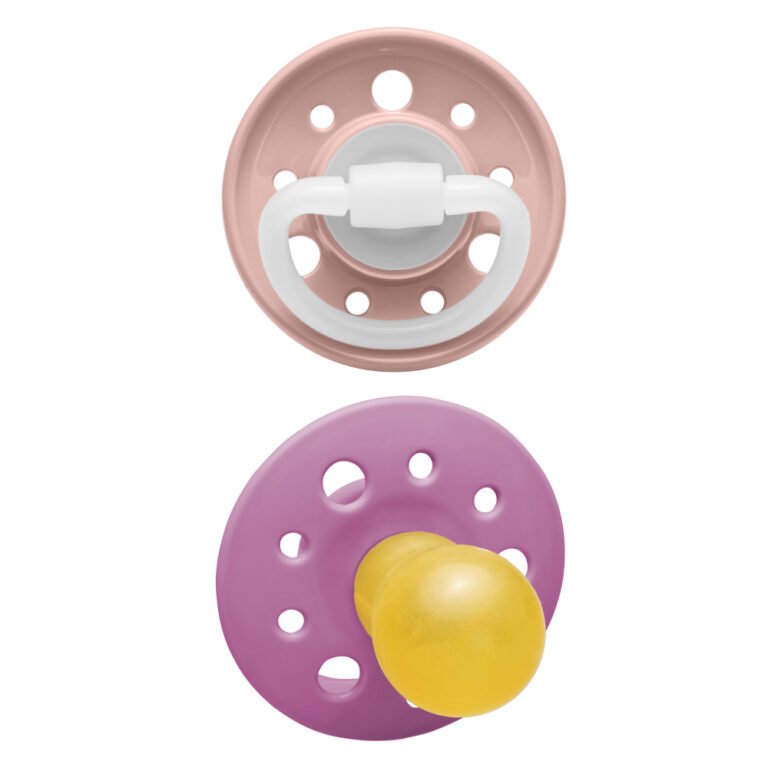 Nip - Cherry Baby Pacifier 6M+ 2pc - Peach & Pink