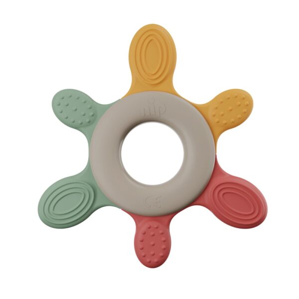 Nip – Eco-Friendly Green Teething Ring for Babies 3M+- Multicolur