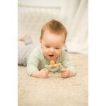 Nip – Eco-Friendly Green Teething Ring for Babies 3M+- Multicolur