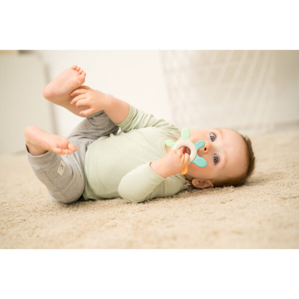Nip – Eco-Friendly Green Teething Ring for Babies 3M+- Multicolur