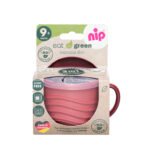 Nip – Eco-Friendly Toddler Snack & Water Cup Set – BPA-Free, Leakproof, Portable, Red