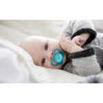 Nip – Green Eco Butterfly Soother 16-32M, 2pcs – Ultra-Light Silicone, with Sterilizer Case