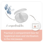 Nip – Green Eco Butterfly Soother 16-32M, 2pcs – Ultra-Light Silicone, with Sterilizer Case