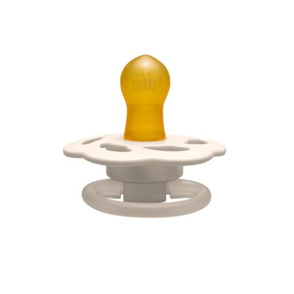 Nip – Organic Eco friendly Baby Cherry Pacifier Soother Shape Natural Rubber 2pc -Green & Brown