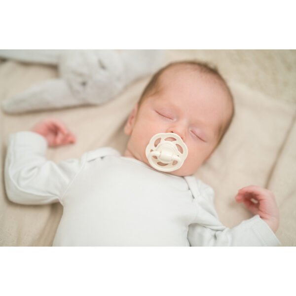 Nip – Organic Eco friendly Baby Cherry Pacifier Soother Shape Natural Rubber 2pc -Green & Brown