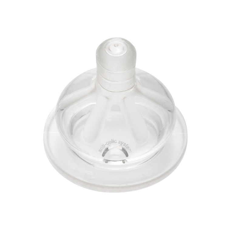 Nip Wide-Neck Milk Bottle, Baby Feeding Bottle - 260 ml, Pink