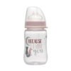 Nip Wide-Neck Milk Bottle, Baby Feeding Bottle – 260 ml, Pink