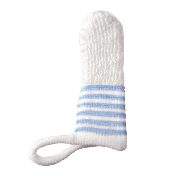 Nip Mouth Cleaning Finger Mitt – Blue