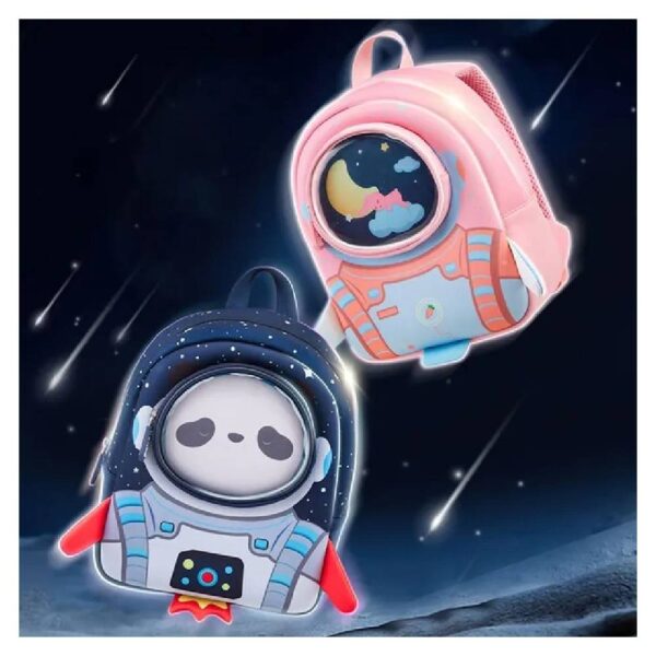 Nohoo – 3D Astronaut Kids School Bag/Activity Bag 10″ – Blue