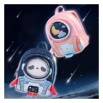 Nohoo – 3D Astronaut Kids School Bag/Activity Bag 10″ – Pink