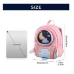 Nohoo – 3D Astronaut Kids School Bag/Activity Bag 10″ – Pink