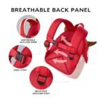 Nohoo – 3D Cute Angel Kids School Bag/Activity Bag 10″ – Red
