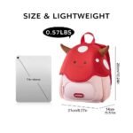 Nohoo – 3D Cute Angel Kids School Bag/Activity Bag 10″ – Red