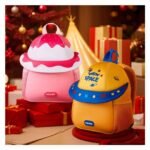 Nohoo – 3D Cute UFO Kids School Bag/Activity Bag 10″ – Yellow
