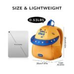 Nohoo – 3D Cute UFO Kids School Bag/Activity Bag 10″ – Yellow