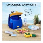 Nohoo – 3D Cute Volleyball Kids School Bag/Activity Bag 10″ – Blue