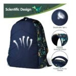 Nohoo – Kids 16 Inch School Bag with Pencil Case Combo Dino – Green