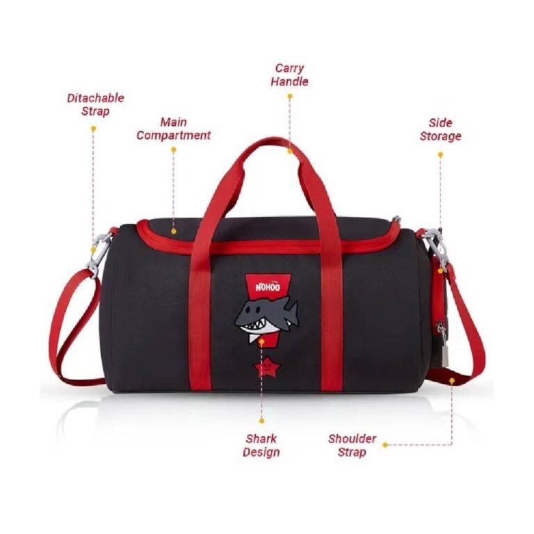 Nohoo - Kids Duffle Bag - Shark Grey