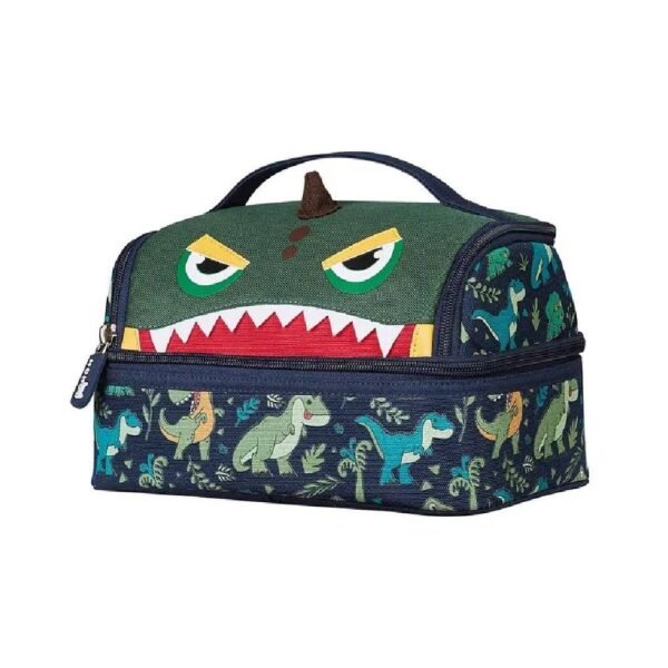Nohoo – Kids Insulated Lunch Bag Dino – Green