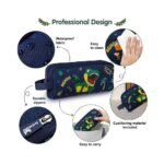 Nohoo – Kids Pencil Case/Color Bag Dino – Green
