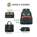 Nohoo – Kids Pencil Case/Color Bag Dino – Green