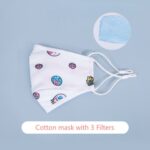 Nohoo – Kids Re-Usable Face Mask – White