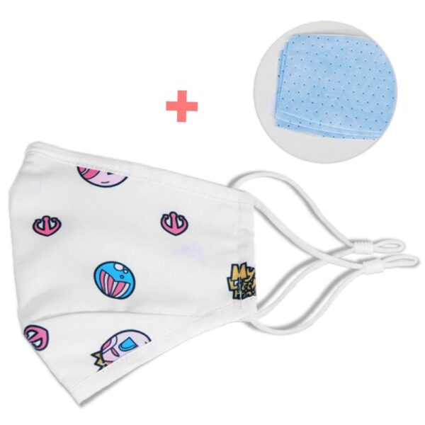 Nohoo – Kids Re-Usable Face Mask – White