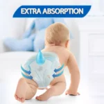 Sanita Bambi – Baby Diapers Giant Pack Size 4+, Large plus, 10-18 KG, 46 Count