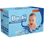 Sanita Bambi – Baby Diapers Super Pack Size 3, Medium, 6-11 KG, 140 Count