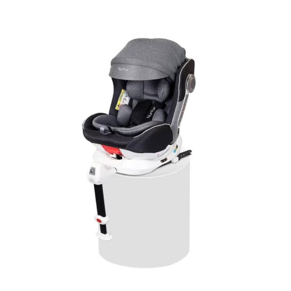Nurtur – 4-In-1 Liberty Baby Car Seat Isofix 10 with Canopy – Grey