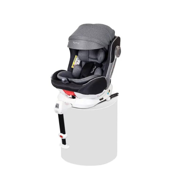 Nurtur - 4-In-1 Liberty Baby Car Seat Isofix 10 with Canopy - Grey
