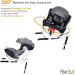 Nurtur – 4-In-1 Liberty Baby Car Seat Isofix 10 with Canopy – Grey