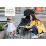Nurtur – Aluminum Alloy Baby Stroller – Black