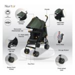 Nurtur – Archer Lightweight Baby Stroller – Dark Green