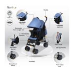 Nurtur – Archer Lightweight Baby Stroller – Light Blue