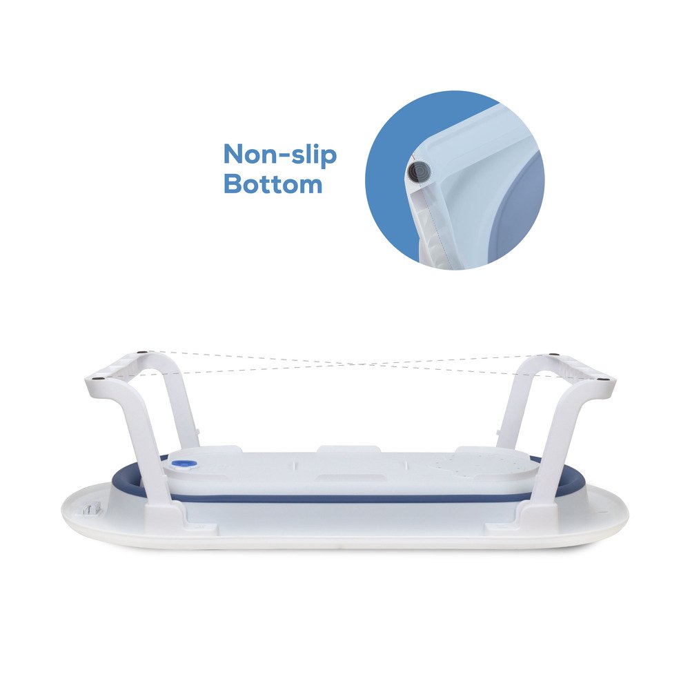 Nurtur – Collapsible Baby and Kids Bathtub withMini swimming pool bather – Blue