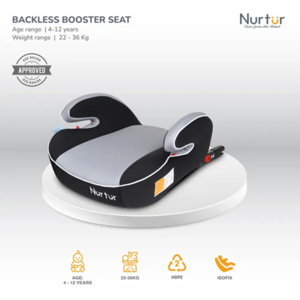 Nurtur – Enzo Booster Seat – Grey