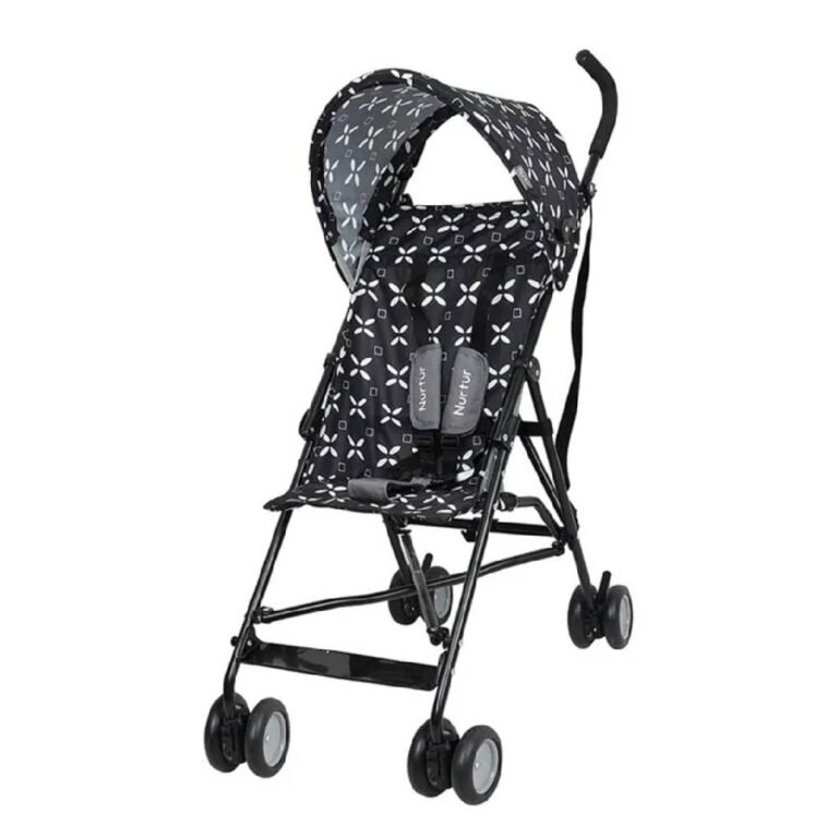 Nurtur - Rex Buggy Lightweight Stroller - Black/White