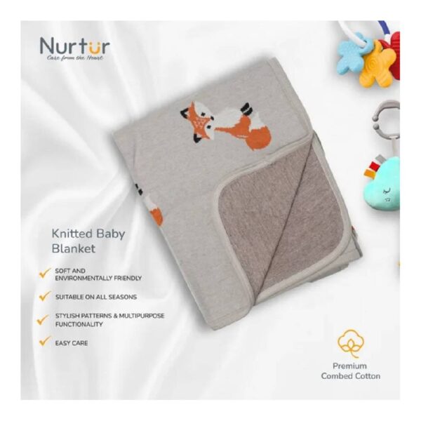 Nurtur – Soft Baby Blanket – Fox