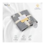 Nurtur – Soft Baby Blankets – Bear – Grey