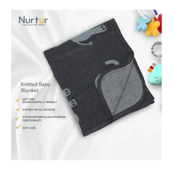 Nurtur – Soft Baby Blankets – Elephant