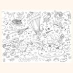 OMY Fantastic Coloring Placemats
