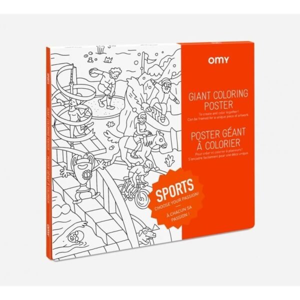 OMY Sport Giant Coloring Poster