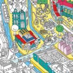 OMY Amsterdam Giant Coloring Posters