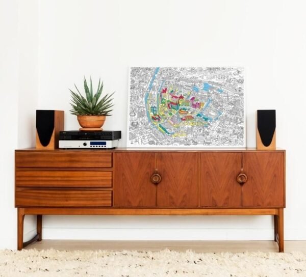 OMY Amsterdam Giant Coloring Posters