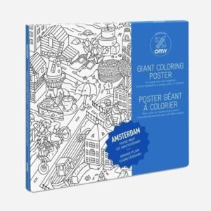 OMY Amsterdam Giant Coloring Posters