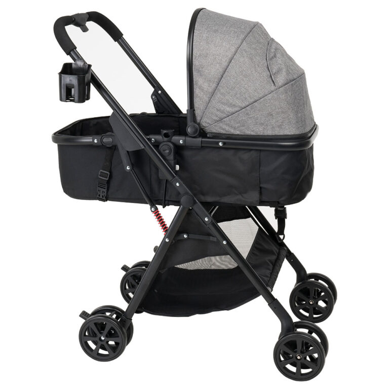 Uniqoo - 5 Grey - Portable Pram