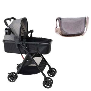 Uniqoo - 5 Grey - Portable Pram